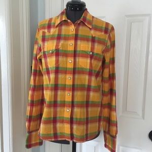 Denim & Supply Ralph Lauren Cotton Snap Front Western Shirt